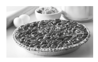 Photo of a pie with some ingredients in the background, illustrating the Beepa Bakery context.